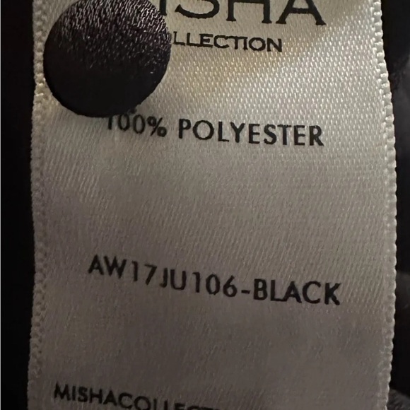 MISHA COLLECTION Elegant Black Halter Jumpsuit - Picture 3 of 5